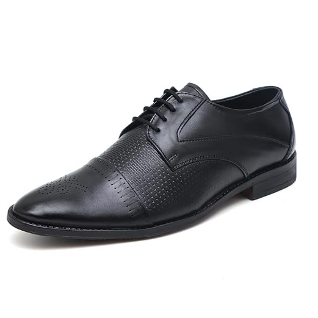 ARAMISH Men's Genuine Leather Lace Up Formal Shoes