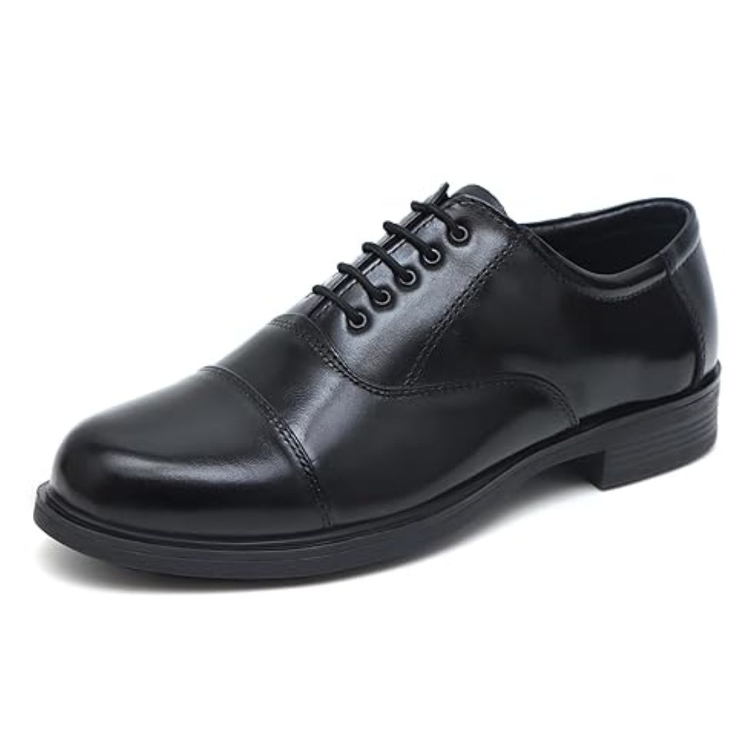 ARAMISH Men's Genuine Leather Lace Up Police Formal Shoes