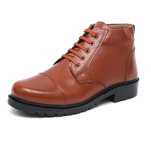 Formal Lace Up Police Boots